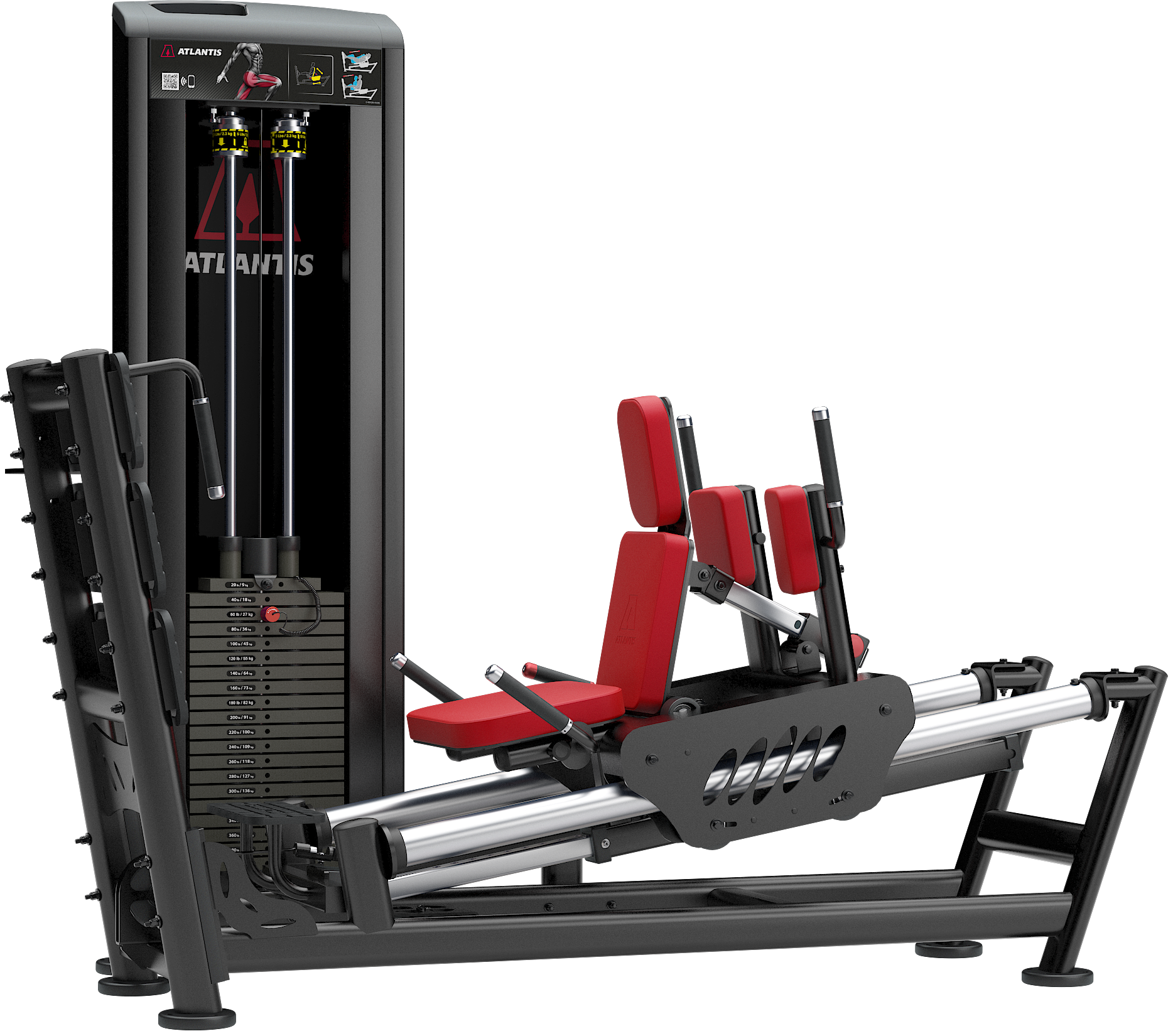 Horizontal leg press
