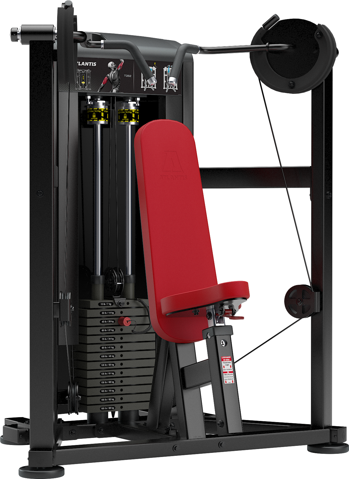 Appareil pour triceps vertical unilatéral